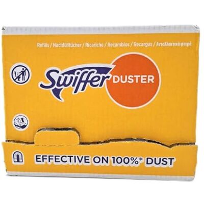 Swiffer Påfyllningar Dammfångare, fånga och blockera 3 gånger mer damm och hår/hår än traditionell dunjacka, 54 st (9x6) Swiffer Påfyllningar Dammfångare, fånga och blockera 3 gånger mer damm och hår/hår än traditionell dunjacka, 54 st (9x6)