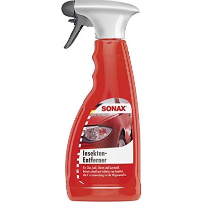 SONAX 05332000 insektsborttagare Speciell rengöring för att ta bort insektsrester från glas, lackering, krom och plastytor. SONAX 05332000 insektsborttagare Speciell rengöring för att ta bort insektsrester från glas, lackering, krom och plastytor.