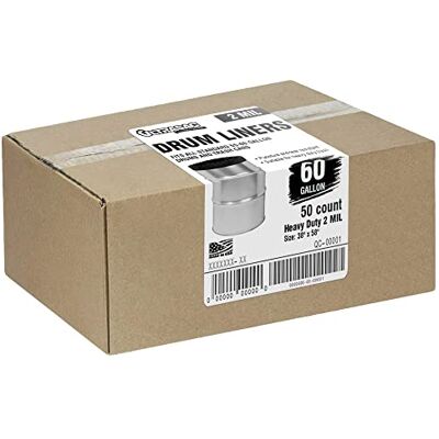 ULTRASAC UL 55 GAL-50 trumfoder, 55 gal, svart (paket med 50) ULTRASAC UL 55 GAL-50 trumfoder, 55 gal, svart (paket med 50)