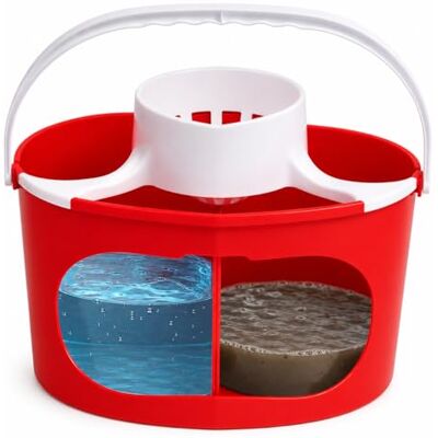 ACQUA PRO SISTEMA INTELIGENTE DE AGUA LIMPIA ACQUA Pro Två fack mopp hink ACQUA PRO SISTEMA INTELIGENTE DE AGUA LIMPIA ACQUA Pro Två fack mopp hink