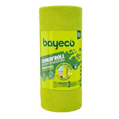 Bayeco Cookin´Roll -Roll Mikrofiberdukar 30 st Halvengångsbruk Riv och USA 30 x 22 cm Bayeco Cookin´Roll -Roll Mikrofiberdukar 30 st Halvengångsbruk Riv och USA 30 x 22 cm