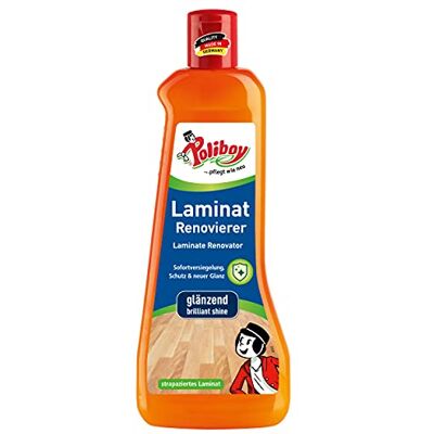 Poliboy – laminat renovering – omedelbart tätning – långvarig glans och skydd – golvrengöring – individuell – 500 ml – tillverkad i Tyskland Poliboy – laminat renovering – omedelbart tätning – långvarig glans och skydd – golvrengöring – individuell – 500 ml – tillverkad i Tyskland