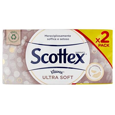 Scottex Kleenex Ultramjuka näsdukar, 2 lådor Scottex Kleenex Ultramjuka näsdukar, 2 lådor