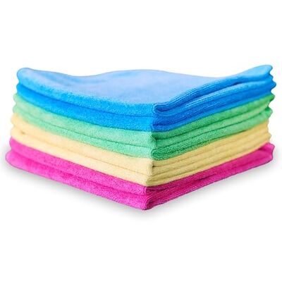 Glart 3 universal fluffig 600 GSM mikrofiberkläder 40 x 40 cm all-purpose kläder hem kök toalett badrum hus trädgård kontor Glart 3 universal fluffig 600 GSM mikrofiberkläder 40 x 40 cm all-purpose kläder hem kök toalett badrum hus trädgård kontor
