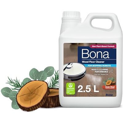Bona Rengöringsmedel för Robotmopp och Robotdammsugare för Trägolv 2,5 L Bona Rengöringsmedel för Robotmopp och Robotdammsugare för Trägolv 2,5 L