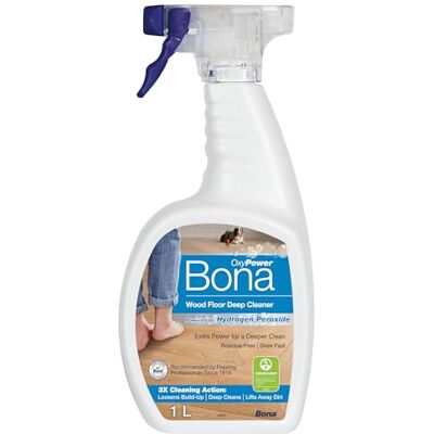 Bona OxyPower Djuprengöringsmedel för Trägolv 1L, Kraftfull Golvrengöring Bona OxyPower Djuprengöringsmedel för Trägolv 1L, Kraftfull Golvrengöring
