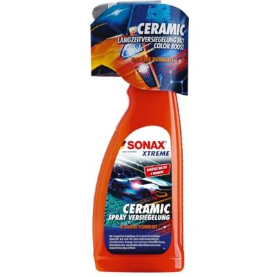 SONAX Xtreme Ceramic Spray Ceramic Protection (750 ML) återupplivar intensivt färger, gör ytan mjuk och glänsande Ref: 02574000 SONAX Xtreme Ceramic Spray Ceramic Protection (750 ML) återupplivar intensivt färger, gör ytan mjuk och glänsande Ref: 02574000