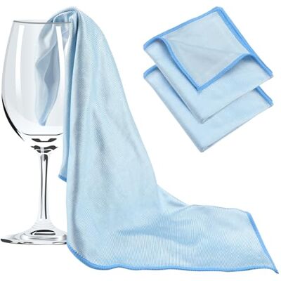 GlasFlength 3-delad mikrofiberglasduk, rengöringsglasögon rektangulär glasduk plyschfri handduk mikrofiber hårhandduk 50 x 40 cm handduk för spegel kök bil, blå GlasFlength 3-delad mikrofiberglasduk, rengöringsglasögon rektangulär glasduk plyschfri handduk mikrofiber hårhandduk 50 x 40 cm handduk för spegel kök bil, blå