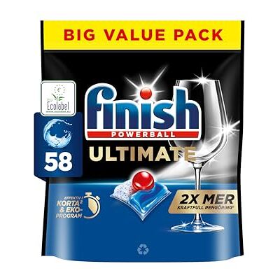 Finish Ultimate All in One Maskindisktabletter 58st Finish Ultimate All in One Maskindisktabletter 58st