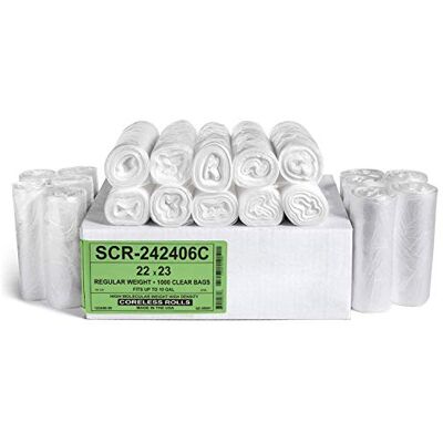 Aluf Plastics 8 gallon papperspåsar – (kommersiell 1 000 paket) – källreduktionsseriens värde hög täthet 6 mikroN mätare – avsedd för hem, kontor, badrum, papper, styrofoam Aluf Plastics 8 gallon papperspåsar – (kommersiell 1 000 paket) – källreduktionsseriens värde hög täthet 6 mikroN mätare – avsedd för hem, kontor, badrum, papper, styrofoam