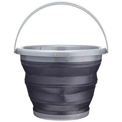 MasterClass Smart Space hopfällbar plasthink, 9 liter (2 gallon) – svart/grå MasterClass Smart Space hopfällbar plasthink, 9 liter (2 gallon) – svart/grå