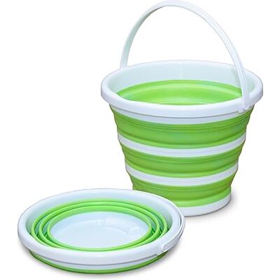 Pine-Sol Tall-Sol hopfällbar hink 6 liter – multifunktionell hopfällbar hink för rengöring, biltvätt, utomhus och camping – bärbart runt plastbadkar med handtag Pine-Sol Tall-Sol hopfällbar hink 6 liter – multifunktionell hopfällbar hink för rengöring, biltvätt, utomhus och camping – bärbart runt plastbadkar med handtag