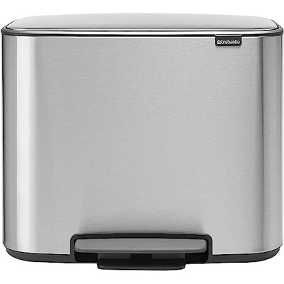 Brabantia Bo Pedalhink, med 2 st Innerhinkar, 11 + 23 liter Mattborstat Stål/F.P.P. Brabantia Bo Pedalhink, med 2 st Innerhinkar, 11 + 23 liter Mattborstat Stål/F.P.P.