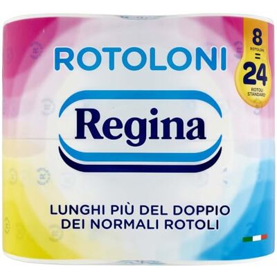Regina Toalettpappersrullar, 8 maxi-rullar Regina Toalettpappersrullar, 8 maxi-rullar