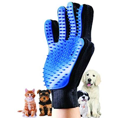 PARENCE - Hundmassage katthandskar rengöring av djurhår i gummi (1 handske) PARENCE - Hundmassage katthandskar rengöring av djurhår i gummi (1 handske)