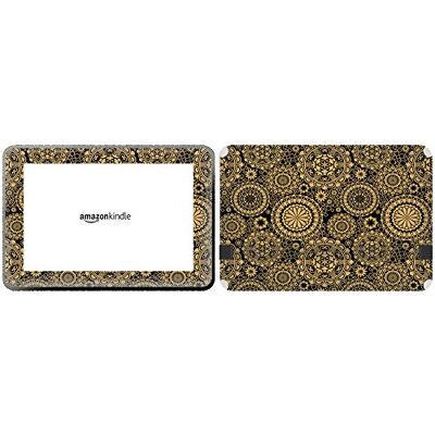 Get it Stick it SkinTabAmaFireHD89_4 Vacker svart bakgrund med guldfärgad blomdesign skal för 21 cm Amazon Kindle Fire HD Get it Stick it SkinTabAmaFireHD89_4 Vacker svart bakgrund med guldfärgad blomdesign skal för 21 cm Amazon Kindle Fire HD