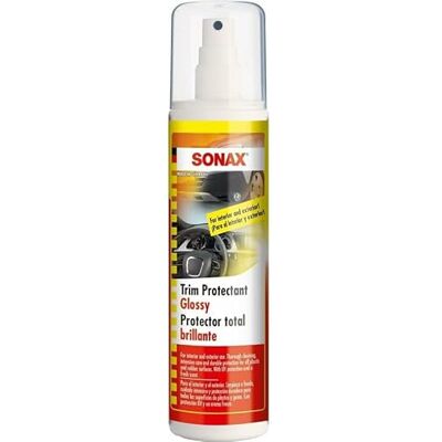 SONAX Glänsande plastrenoverare (300 ml) Professionell rengöring, UV-skydd och förnyad glans för plast och gummi Ref: 03800410 SONAX Glänsande plastrenoverare (300 ml) Professionell rengöring, UV-skydd och förnyad glans för plast och gummi Ref: 03800410
