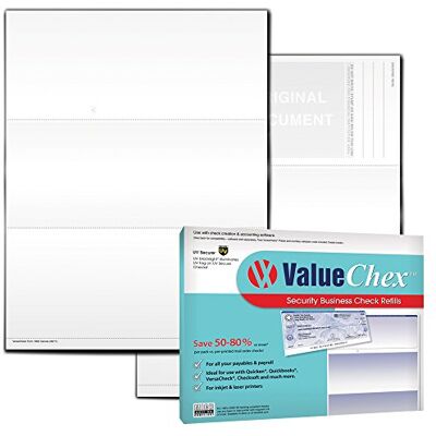 ValueChex rutigt papper – tomt rutigt lager – affärsincheckning, säker blå 55 Sheets Check ValueChex rutigt papper – tomt rutigt lager – affärsincheckning, säker blå 55 Sheets Check