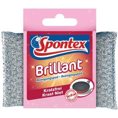 Spontex Brillant rengöringsdyna för känsliga ytor, repfri och extremt hållbar Spontex Brillant rengöringsdyna för känsliga ytor, repfri och extremt hållbar