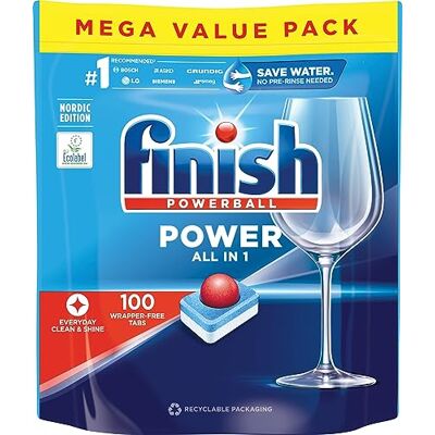 Finish All in One Diskmaskinstabletter 100Tabs Finish All in One Diskmaskinstabletter 100Tabs