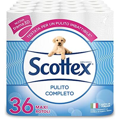 Scottex Rent toalettpapper, 36 rullar maxi – 3620 g Scottex Rent toalettpapper, 36 rullar maxi – 3620 g