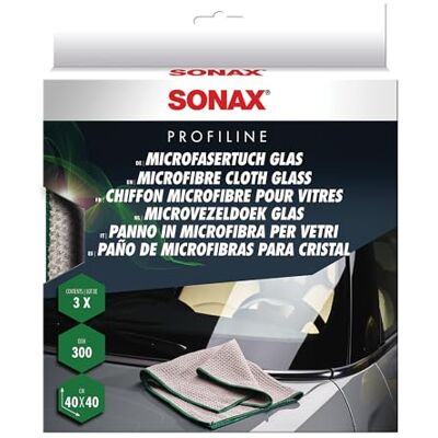 SONAX Mikrofiberduk till glas - 3 st. SONAX Mikrofiberduk till glas - 3 st.