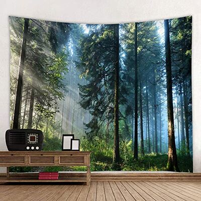 Llamazing Forest Tapestry Magic Tapestry for Living Room & Bedroom (Morning Forest, 78''L60''W) Llamazing Forest Tapestry Magic Tapestry for Living Room & Bedroom (Morning Forest, 78''L60''W)