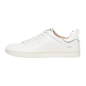 ONLY Onlshilo Pu Noos sneakers för kvinnor, Vit, 40 EU ONLY Onlshilo Pu Noos sneakers för kvinnor, Vit, 40 EU