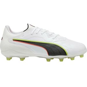 PUMA Unisex King 20 PRO FG/AG fotbollssko, vitlysande röd gul varning, 10 UK, vit lysande röd gul varning, 44.5 EU PUMA Unisex King 20 PRO FG/AG fotbollssko, vitlysande röd gul varning, 10 UK, vit lysande röd gul varning, 44.5 EU