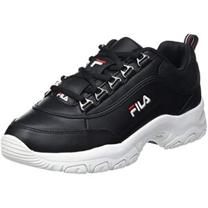 FILA Unisex barn Strada Sneaker, Svart, 12 UK Child FILA Unisex barn Strada Sneaker, Svart, 12 UK Child