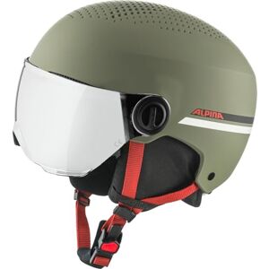 Alpina Zupo Visor Hjelm Junior Grön - Skidhjälm Alpina Zupo Visor Hjelm Junior Grön - Skidhjälm