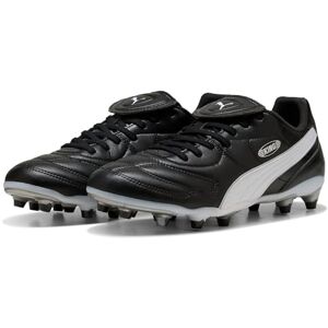 PUMA Unisex King Liga Fg/Ag fotbollssko, svart vit silver, 37 EU PUMA Unisex King Liga Fg/Ag fotbollssko, svart vit silver, 37 EU