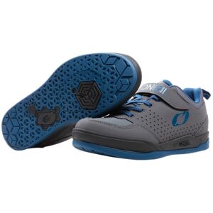 O'NEAL Mountainbike MTB Downhill Freeride Vegan SPD Pedal Plate Compatible Sole, slitstark och lätt PU, Vents Flow SPD V.22 Shoe Vuxen Grå Blå 42 O'NEAL Mountainbike MTB Downhill Freeride Vegan SPD Pedal Plate Compatible Sole, slitstark och lätt PU, Vents Flow SPD V.22 Shoe Vuxen Grå Blå 42