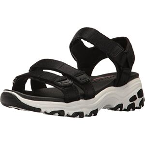 Skechers D'Lites-Fresh Catch kilsandal för kvinnor, Svart, 36 EU Skechers D'Lites-Fresh Catch kilsandal för kvinnor, Svart, 36 EU