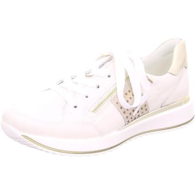 ARA Las Vegas sneakers dam, Krämskal platina, 36.5 EU Weit ARA Las Vegas sneakers dam, Krämskal platina, 36.5 EU Weit
