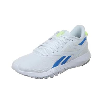 Reebok herr FLEXAGON Force 4 sneakers, skor vit/Kinetic Blue/Digital Lime, 6 UK, Skodon vit kinetic blå digital lime, 39 EU Reebok herr FLEXAGON Force 4 sneakers, skor vit/Kinetic Blue/Digital Lime, 6 UK, Skodon vit kinetic blå digital lime, 39 EU