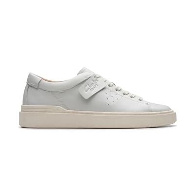 Clarks Craft Swift Mens White Leather, 6.5 Clarks Craft Swift Mens White Leather, 6.5