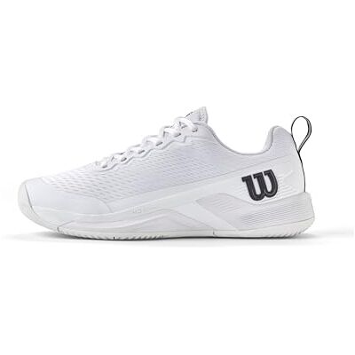 Wilson Herr Rush Pro 4.5 sneakers, vit/svart, 8.5 UK, Vitsvart, 8.5 UK Wide Wilson Herr Rush Pro 4.5 sneakers, vit/svart, 8.5 UK, Vitsvart, 8.5 UK Wide