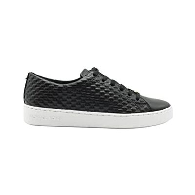Michael Kors Irving Lædersneaker - Guld Logo - Oval Tå Michael Kors Irving Lædersneaker - Guld Logo - Oval Tå