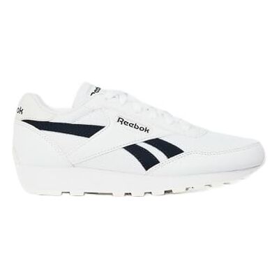 Reebok Unisex Rewind Run Sneaker, Vit vektor marinblå knappt grå, 34 EU Reebok Unisex Rewind Run Sneaker, Vit vektor marinblå knappt grå, 34 EU