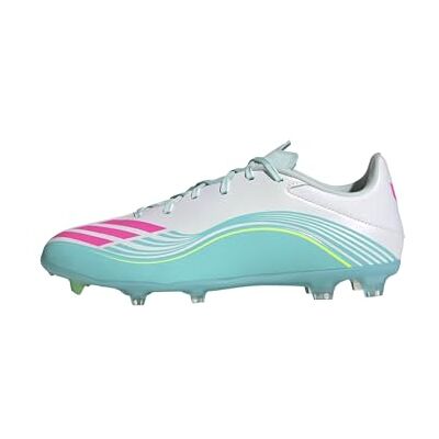 adidas unisex vuxen F50 MESSI LEAGUE Firm Ground/Multi Ground Football Boots, ftwr white/lucid pink/flash aqua, 40 2/3 EU adidas unisex vuxen F50 MESSI LEAGUE Firm Ground/Multi Ground Football Boots, ftwr white/lucid pink/flash aqua, 40 2/3 EU
