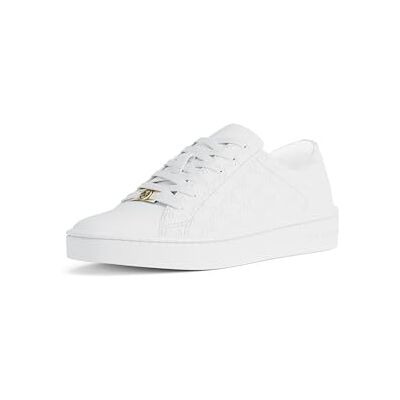 Michael Kors Dam Keaton Spets Up Sneaker, Vit optisk vit, 38.5 EU Michael Kors Dam Keaton Spets Up Sneaker, Vit optisk vit, 38.5 EU