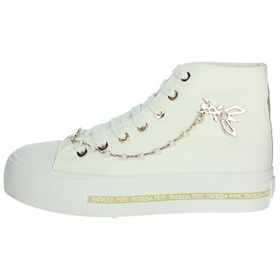 PATRIZIA PEPE Pj258.27 sneakers för flickor, Vit, 39 EU PATRIZIA PEPE Pj258.27 sneakers för flickor, Vit, 39 EU