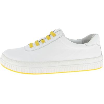 Andrea Conti damsneakers, vit/gul, 39 EU Andrea Conti damsneakers, vit/gul, 39 EU