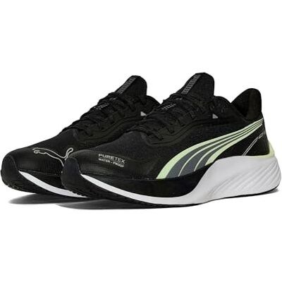PUMA Unisex Pounce LITE PTX Road Running Shoe, Black Silver-Apple Spritz, 7,5 UK, Black Silver Apple Spritz, 41 EU PUMA Unisex Pounce LITE PTX Road Running Shoe, Black Silver-Apple Spritz, 7,5 UK, Black Silver Apple Spritz, 41 EU