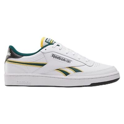 Reebok Unisex Club C Revenge sneakers, White Fiercegold Clgtgreen, 38,5 EU, Vit Fiercegold Clgtgreen, 38.5 EU Reebok Unisex Club C Revenge sneakers, White Fiercegold Clgtgreen, 38,5 EU, Vit Fiercegold Clgtgreen, 38.5 EU
