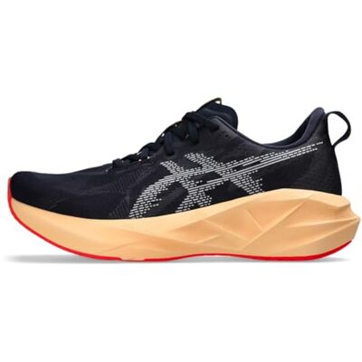 ASICS Herr NOVABLAST 5 löparskor, Midnatt/orange glöd, 15 Wide ASICS Herr NOVABLAST 5 löparskor, Midnatt/orange glöd, 15 Wide