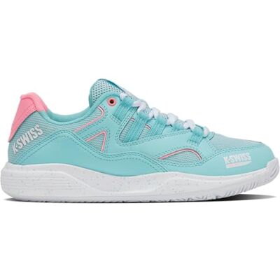 K-Swiss TURA Team Padel Tennis Shoe, Soft Neon blå/White/Blue Glow, 39,5 EU K-Swiss TURA Team Padel Tennis Shoe, Soft Neon blå/White/Blue Glow, 39,5 EU