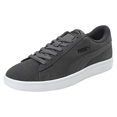 PUMA Uniseks SMASH V2 Low-Top Trainers, CASTLEROCK- BLACK- WHITE, 44.5 EU PUMA Uniseks SMASH V2 Low-Top Trainers, CASTLEROCK- BLACK- WHITE, 44.5 EU