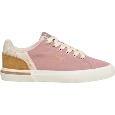 Pepe Jeans dam Kenton Combi W sneakers, rosa Ash Rose rosa, 40 EU Pepe Jeans dam Kenton Combi W sneakers, rosa Ash Rose rosa, 40 EU